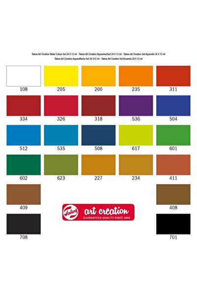 Genel Markalar Art Creation Sulu Boya Set 24x12ml