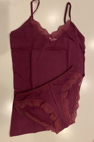 KOTA 6303 Комплект трусів і трусиків з мереживними бретелями