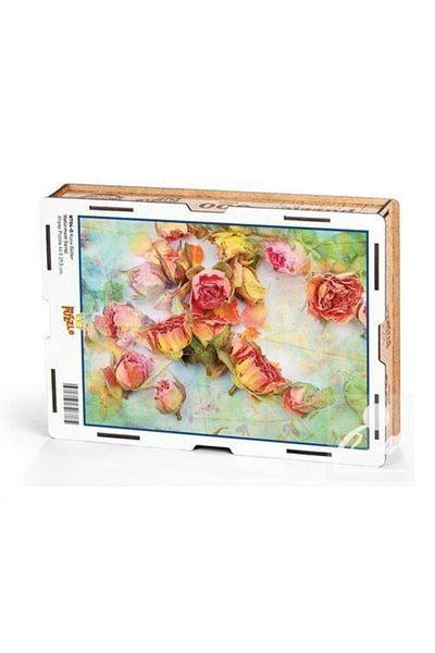 King Of Puzzle Dried Roses Wooden Puzzle 500 Pieces