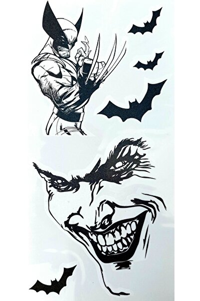 Queentrend Joker Geçici Dövme