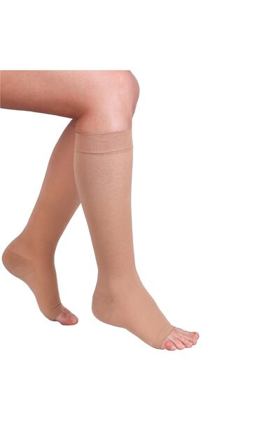 PROVARİS PLUS Ccl-1 Diz Altı Burnu Açık Çorabı 18-21mmhg