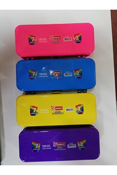 Micro Bölmeli Renkli Kalem Kutusu