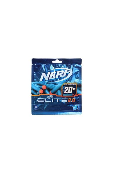 Nerf حزمة بديلة من 20 قطعة من Elite 2.0 Darts، منتج مرخص F0040