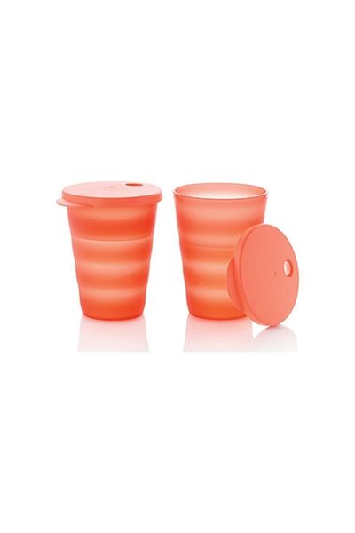Tupperware Eco Cups 2-Piece Leak Proof Straw with Inlet