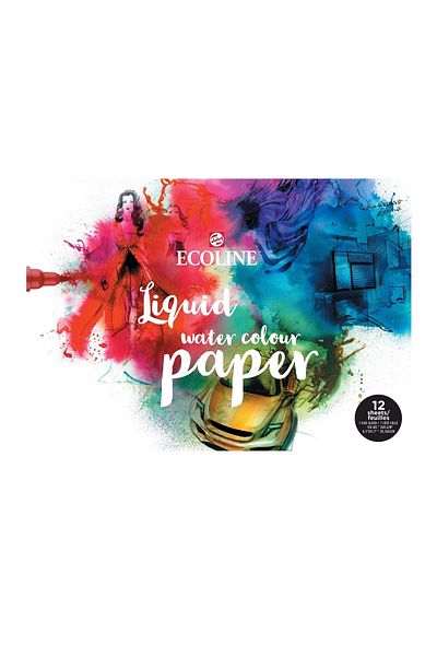 Talens Ecoline Liquid Water Color Paper A3 290g 12 Sheets