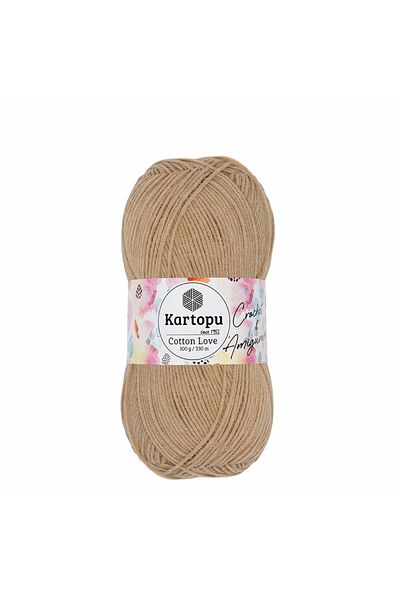 Kartopu Cotton Love Wheat K837 Amigurumi Βαμβακερό νήμα πλεξίματος χειρός 100 γρ.