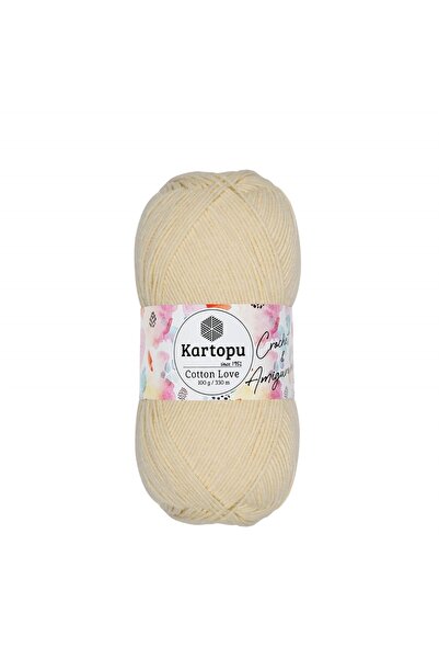 Kartopu Βαμβακερή κρέμα K037 Amigurumi Βαμβακερή κλωστή πλεξίματος στο χέρι 1...