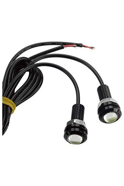 ARSVİSİON AUTO ACCESSORIES Ayna Altı Beyaz Led Kartal Gözü Civatalı Pra