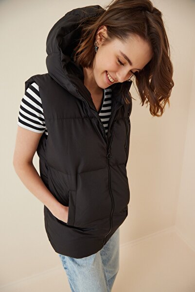 Happiness İstanbul Vest - Black - Puffer