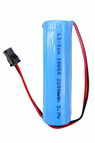 Bezir 18650 2200mah Kablolu Siyah Soket Pil