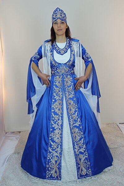 raha bindallı Özel Tasarım Saten Kaftan