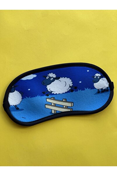 lykia kupa Atlayan Koyun Baskılı Uyku Bandı