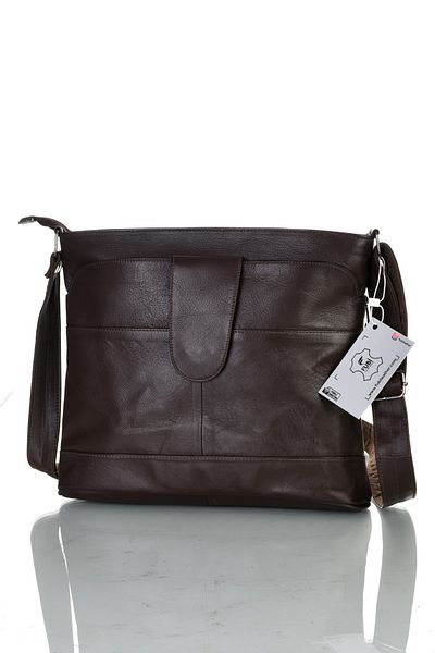 fubileather Geantă Messenger Crossbody din piele naturală