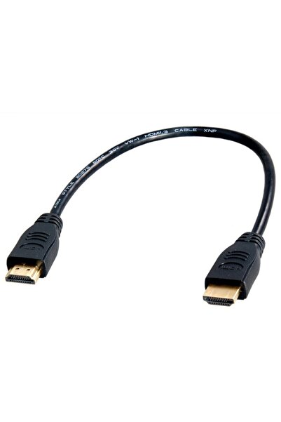 ATAELEKTRONİK Hdmi To Hdmi 30cm Kısa Hdmi Kablo Altın Uçlu Full Hd 3d Lcd Led...