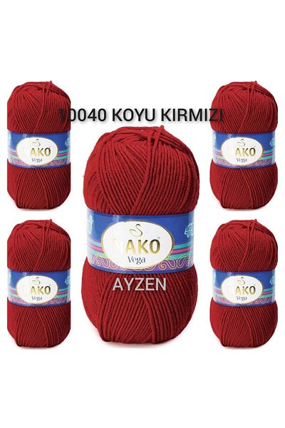 NAKO Vega Hand Knitting Yarn 5 Pack