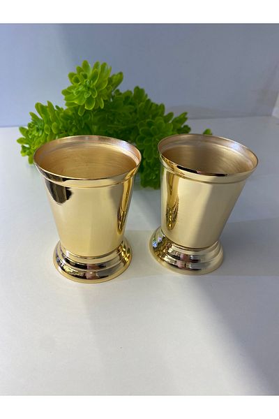 LAL DEKOR Rose Bucket Gold 2 Pieces
