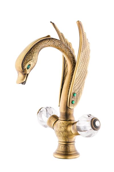 Aquamix Sink Mixer Ottoman Antique Platinum