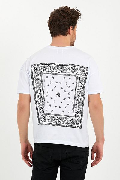 Pasage Μπλουζάκι με τετράγωνο σχέδιο Oversize