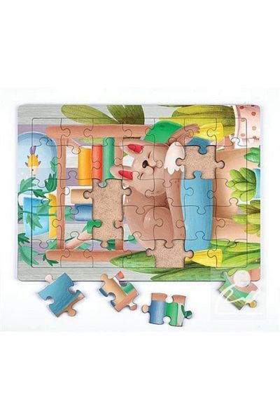King Of Puzzle بازل خشبي للسعادة 35 قطعة (xxxv-18)