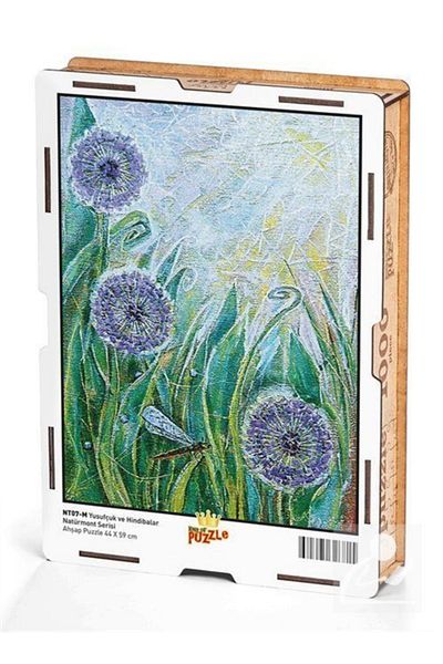 King Of Puzzle Dragonfly And Chiclies Wooden Puzzle 1000 Pieces (nt07-m)