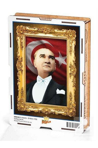 King Of Puzzle Ataturk - October 29 1933 Wooden Puzzle 500 Pieces