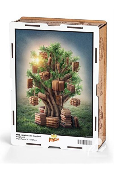 King Of Puzzle Kitap Ağacı Ahşap Puzzle 3000 Parça (kt75-mmm)