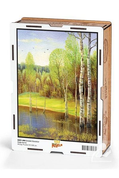 King Of Puzzle Poppies on the Lake Wooden Puzzle 2000 Pieces