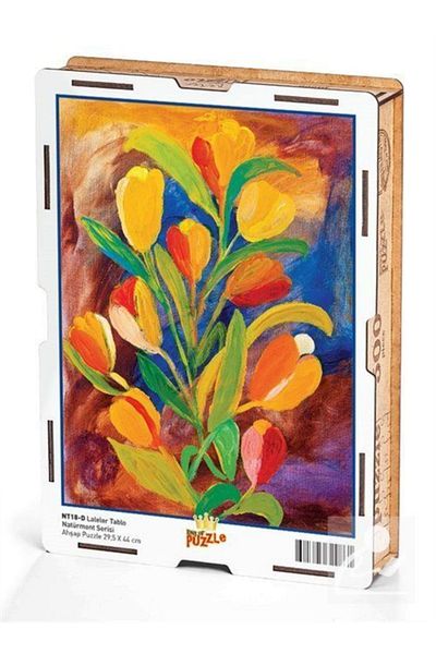 King Of Puzzle Tulips Table Wooden Puzzle 500 Pieces (nt18-d)