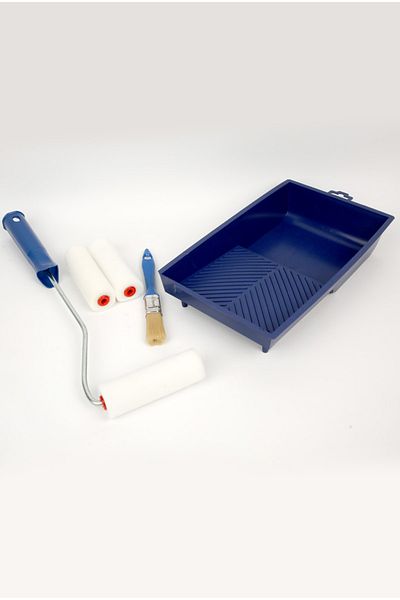 FırsatYapıMarket Paint Sponge Roller Set with Refills Hobby Wood Art Application Set