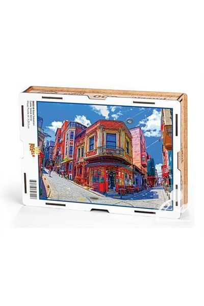 King Of Puzzle Balat Streets - Istanbul Wooden Puzzle 500 Pieces (sk02-d)