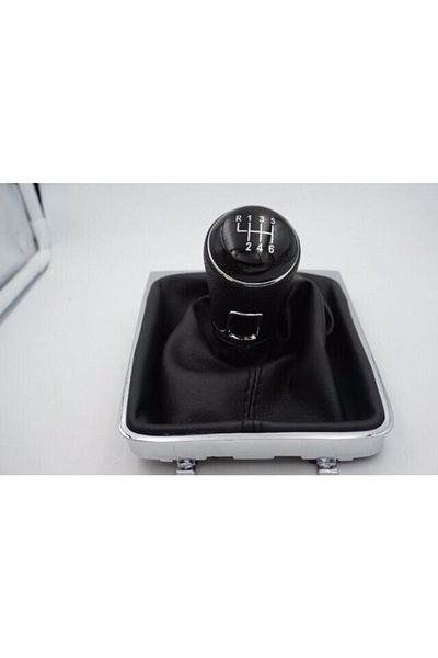 PLASTECH 6-Speed Gear Shift Knob and Bellow for Passat B6 Case New Design Knob Between 2006-2011