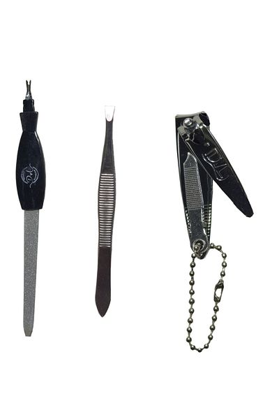 Paradise Nail Clipper Tweezers File Scissors Manicure Pedicure Set of 3 4 Products