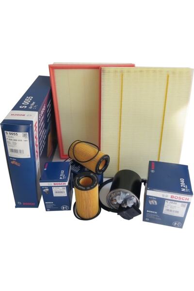 Bosch Mercedes-benz Uyumlu  Sprinter Filtre Bakım Seti (tam Set)- (4 Filtre)