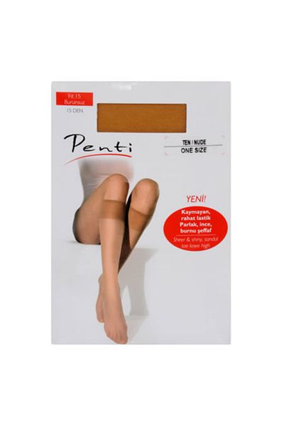 Penti Potriviți 15 șosete lucioase cu pantaloni fără degete 57 piele 12 buc