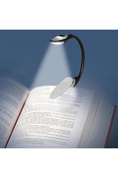 Genel Markalar Kitap Okuma Lambası Led Book Light Kıskaçlı Işık Pilli Aydınlatma
