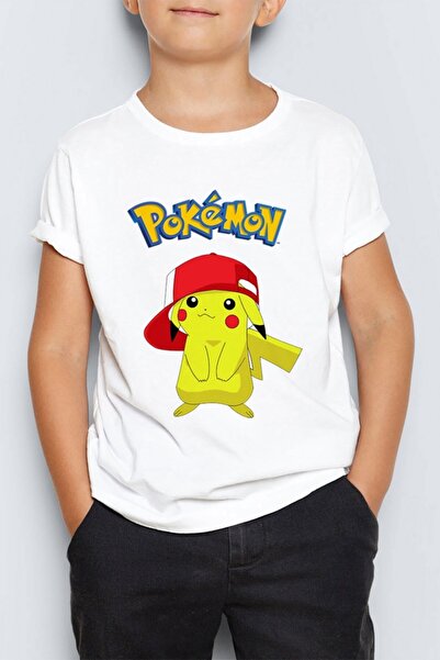Morinna İm تي شيرت بوكيمون بيكاتشو للجنسين للأطفال Mr-01