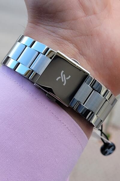 Daniel Klein Navy Blue Silver Color Men's Wristwatch