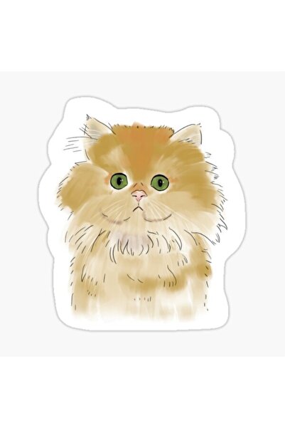 TSC Autocolant Pisica Iran Pisica Autocolant Auto Colorat V7