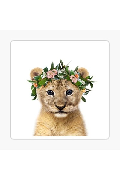 TSC Little Baby Lion Car Auto Sticker Sticker Colorful Z3