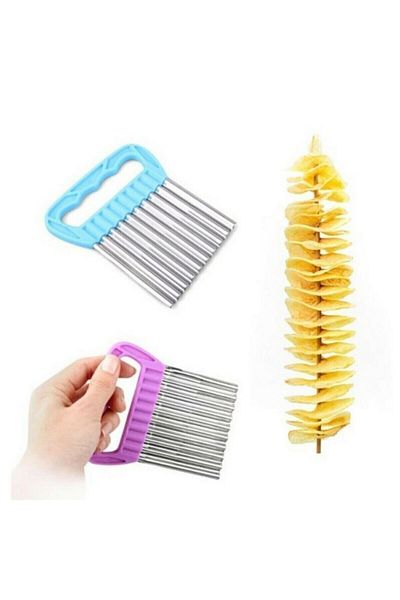 Ecolux Chips Potato Chopper Chips Chopper Shaped Vegetable and Fruit Slicer