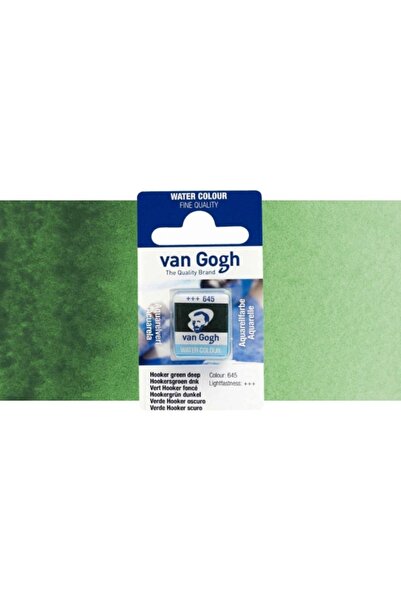 Van Gogh Sulu Boya Hooker Green Deep 645 (yarım Tablet)