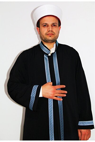 Reynes Cübbe Imam Bordürlü Sade Namazlık Terletmez Cubbe Özel Kumaş Cübbesi