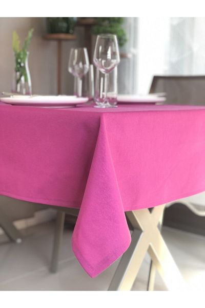 desen izmir مفرش طاولة 1.30×1.70 فوشيا