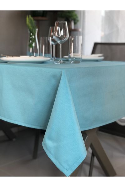desen izmir مفرش طاولة 1.30×1.70 تركواز