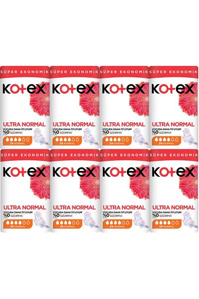 Kotex Ultra Hygienic Pad Normal 24 Pack 8 Pieces