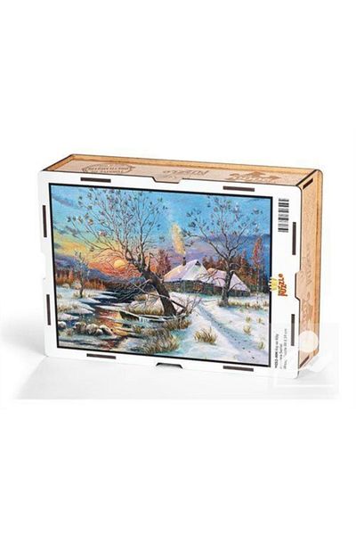 King Of Puzzle Winter And Village Wooden Puzzle 2000 Pieces (mz52-mm)