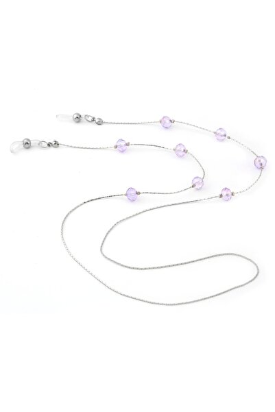 BVER Pearl Mini Stone Special Coated Italian Chain Glasses Strap Model 040