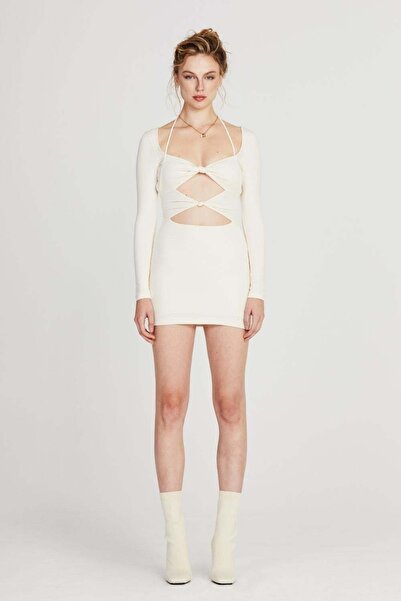 IAMNOTBASIC Γυναικείο φόρεμα Scarlett σε χρώμα ιβουάρ