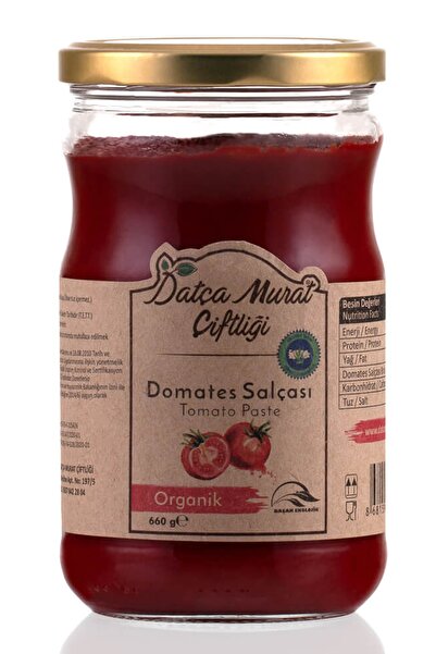 Datça Murat Çiftliği Organik Domates Salçası 660 gr Tomato Paste