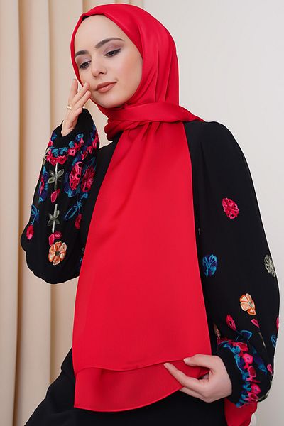 Afilva Women's Janjan Shawl Idol Series Red